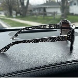 Women’s JC Penny Sunglasses Black Snakeskin Look